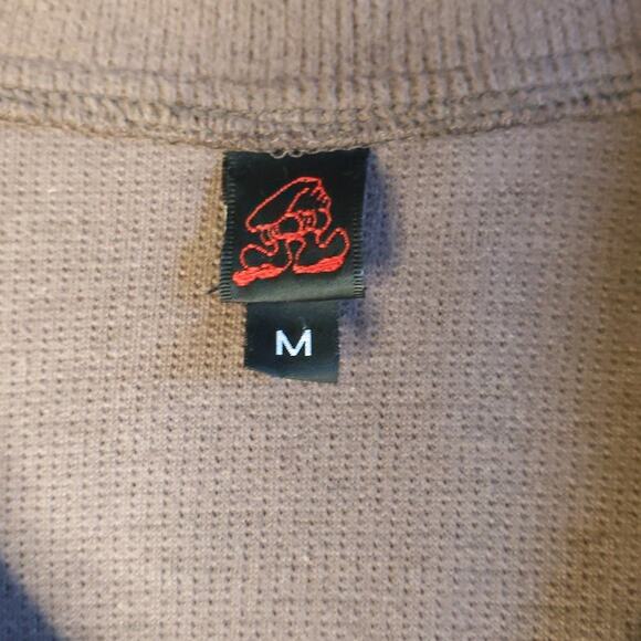 Fat Hat Clothing Company Women's Size Medium Brown Button Down Cardigan Swterer - Picture 4 of 7